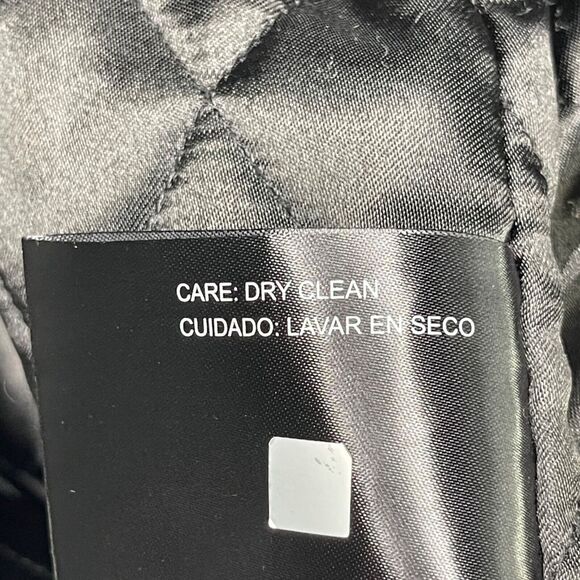 Claiborne Pea Coat Mens 2XL Charcoal Wool Blend Quilted Lining Single Breasted - Picture 8 of 9